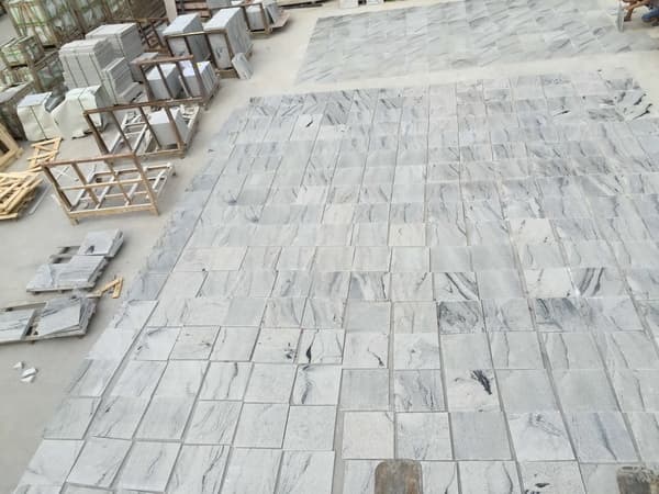 Viscount White Polished Granite Tiles